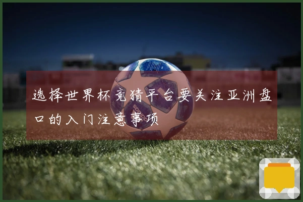 选择世界杯竞猜平台要关注亚洲盘口的入门注意事项